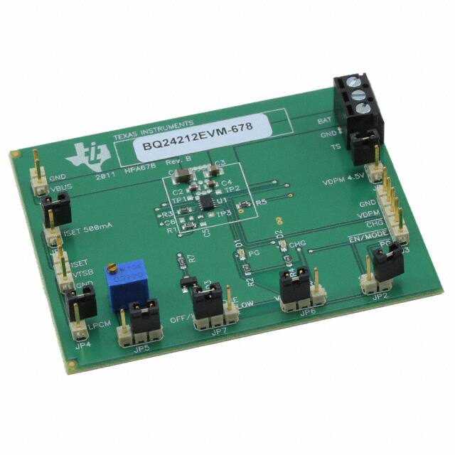 BQ24212EVM-678 Texas Instruments  Cartes et kits d'évaluation et de démonstration